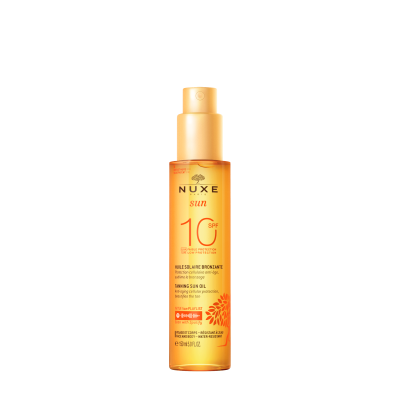 NUXE SUN Защитное масло для загара для лица и тела SPF 10, 150 мл